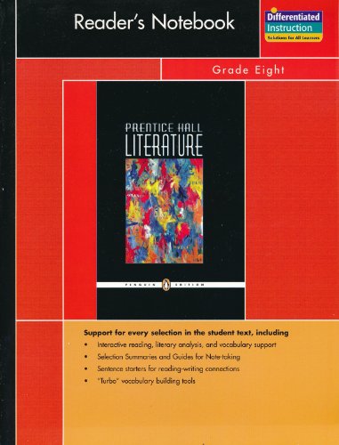 Edition　Edition　Prentice　Penguin　2007c　Hall　Grade　Notebook　Literature　Readers　8th