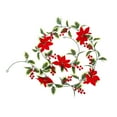 thumbnail image 3 of Artificial Christmas Garland Christmas Rattan Spots Artificial Fake Leaves Christmas Decorations Simulation Christmas Rattan Outdoor Christmas Garlands, 3 of 7