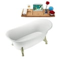 thumbnail image 2 of 67" Streamline N1081BNK-IN-BNK Clawfoot Tub and Tray With Internal Drain, 2 of 7