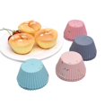 thumbnail image 4 of 6Pcs/Set Reusable Silicone Cupcake Mold Muffin Cake Baking Molds DIY Mould Random Color, 4 of 5