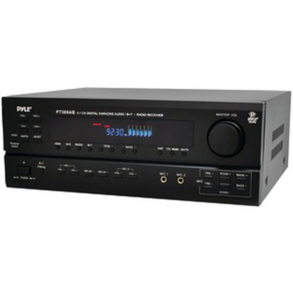 PYLE PT588AB 5.1 Channel 420 Watt Home Audio Receiver Amplifier with Bluetooth - image 3 of 5