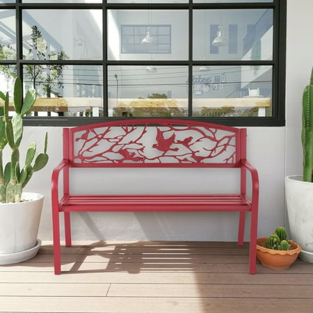 Costway Patio Garden Bench Park Yard Outdoor Furniture ...