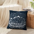 thumbnail image 3 of LALILO Throw Pillow Covers Vintage With Mountains Forest And Lettering Cushion Cover 18" x 18", 2 Pack, 3 of 6