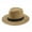 Coffee, variant on Panama Straw Hats for Women Men Summer Beach Sun Hat Wide Brim Fedora Cap UPF50+