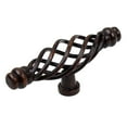 thumbnail image 2 of GlideRite  3.25-inch Double Rounded End Birdcage Cabinet T-Knobs (Pack of 10 or 25) Oil Rubbed Bronze - Pack of 10, 2 of 5
