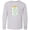 AC-Heather Grey, variant on Fireflies Summer Vacation Long Sleeve Youth T-Shirt