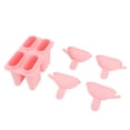 thumbnail image 4 of Ice Cream Mold Silicone Practical Portable DIY Ice Pop Maker with 50 Sticks for Household Pink, 4 of 12