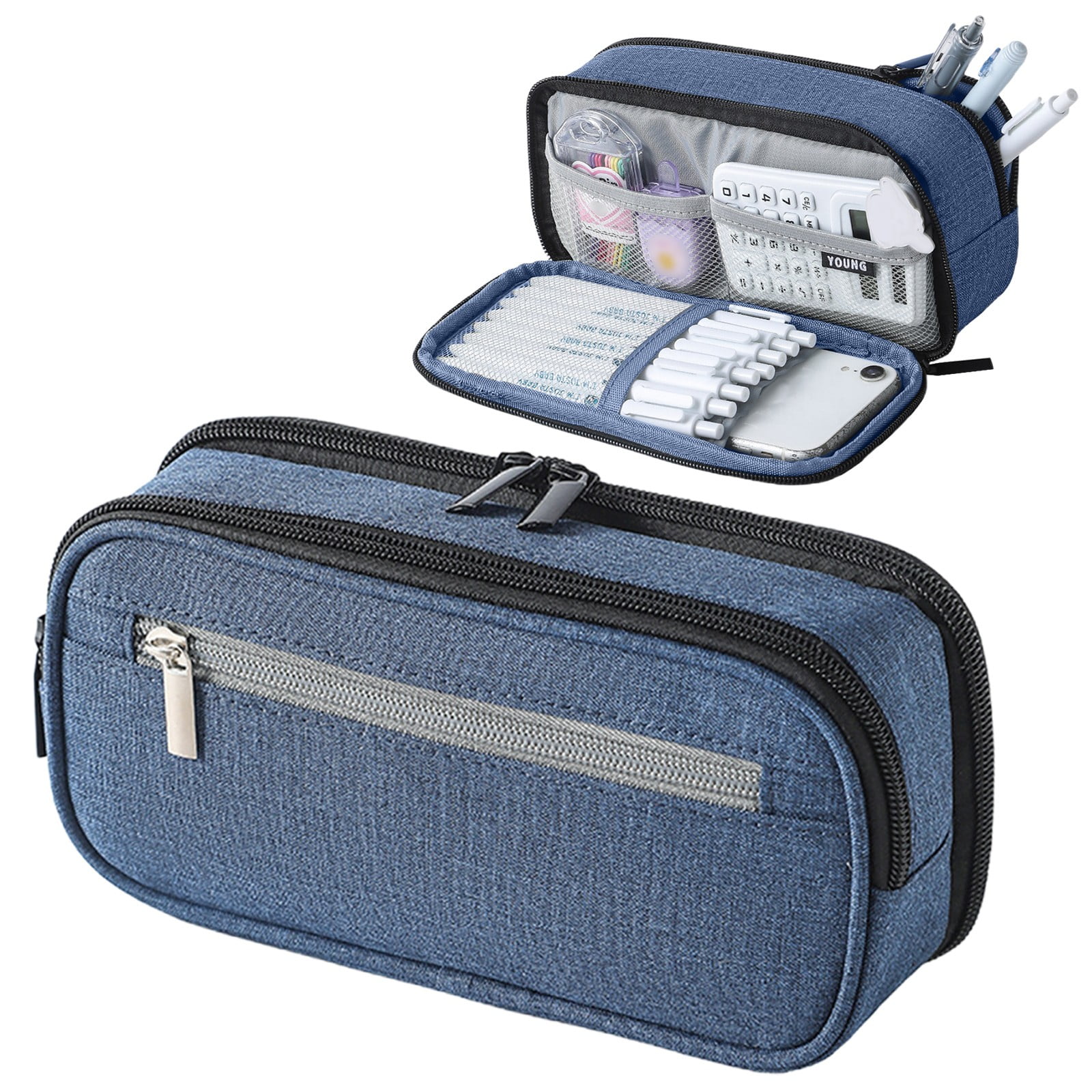 Craft Tool Pouch Zipper Storage Bag for DIY Supplies Portable Durable Organizer for Tweezers Utility Knives Sanding Tools & Handmade Accessories Ideal for Model Building Scrapbooking