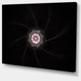 thumbnail image 2 of Small Radial Fractal Flower in Light Purple - Floral Canvas Art Print, 2 of 3