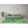 thumbnail image 3 of Ahgly Company Indoor Square Oriental Emerald Green Industrial Area Rugs, 5' Square, 3 of 4