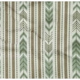 thumbnail image 4 of oneOone Organic Cotton Poplin Twill Fabric Arrow & Stripe Geometric Printed Fabric 1 Yard 42 Inch Wide, 4 of 4
