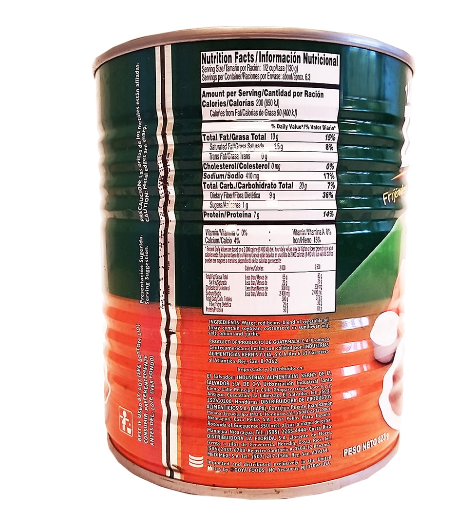 (2 pack) DUCAL Refried Beans Red 29 oz