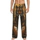 thumbnail image 1 of Fotbe Tiger In The Fallen Leaf Forest Pantalones de Pijama para Hombre, Pantalones de Dormir, Pantalones de Casa con Cintura Ajustable y Bolsillos-Large, 1 of 6