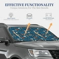 thumbnail image 4 of Vsdgher Cartoon Space1 Print Car Windshield Sun Shade, Reflective Sunshade Window Sunshade Sun Visor Protector Fit for Cars,Trucks,SUVs-Large, 4 of 6