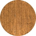 thumbnail image 1 of Ahgly Company Indoor Round Solid Orange Modern Area Rugs, 4' Round, 1 of 4