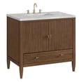 thumbnail image 2 of James Martin Vanities 485-V36-3Vsl Myrrin 36" Single Basin Wood Vanity Set - Mid-Century, 2 of 7