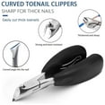 thumbnail image 3 of Ingrown Toenail Tools Toenail Clippers for Thick Nails, Toe Nail Clippers for Ingrown Toenail, 5 Pcs Heavy Duty Pedicure Kit for Men Women, 3 of 8