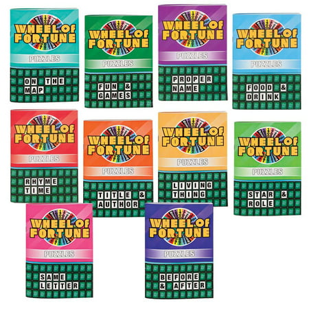 Wheel of Fortune Puzzle Books Set of 10