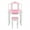 Pink, variant on Kids Vanity with Three-Sided Folding Mirror, Snowflake Style Kids Table and Chairs, Toddler Girls Vanity Desk with Single Drawer, Blue