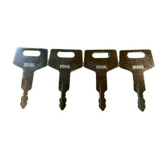 4 Pack 31# H806 17001-00019 180845 Ignition Keys for Takeuchi Hitachi, Gehl Case New Holland Heavy Equipment