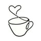 thumbnail image 4 of Decoración de pared con forma de taza de café, elegante y creativa. 158 cm x 203 cm, 4 of 7