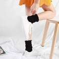 thumbnail image 5 of Womens Socks, Ruffle Turn-Cuff Casual Crew Socks Breathable Cool Knit Cotton Lettuce Ankle Frilly Sock 6 Pack, 5 of 10