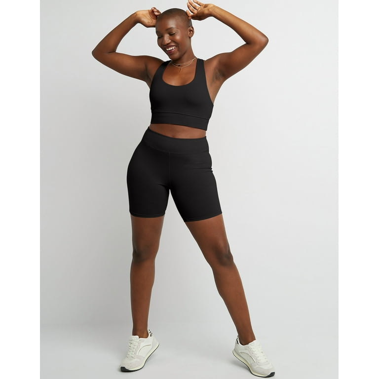 Hanes women's stretch jersey bike shorts sale