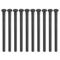 Uxcell 10pcs 3.5 Inch Door Hinge Pins, Removable Brushed Door Hinge Interior Hinge,Matte Black