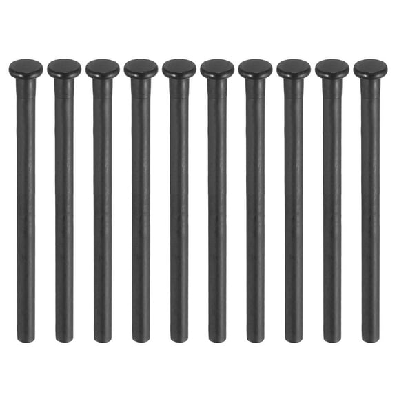 Uxcell 10pcs 3.5 Inch Door Hinge Pins, Removable Brushed Door Hinge Interior Hinge,Matte Black