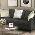 ZHYNGTNG Living Room Furniture Loveseat Sofa and 3seat sofa (Black
