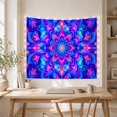 thumbnail image 5 of Psychedelic Mandala in a Cosmic Star Field, Mystical Boho for Bohemian Decor Lovers, Bohemian Wall Art, Halloween Gift Tapestry Wall Hanging for Bedroom, Living Room and Dorm, 5 of 7