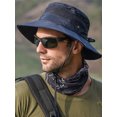 thumbnail image 2 of Wsevypo Outdoor Mesh Sun Hat Wide Brim UV Sun Protection Hat Fishing Hiking Hat, 2 of 3