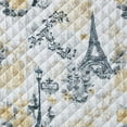 thumbnail image 5 of Mainstays Classic Paris White Polyester Quilt, King, Reversible, 5 of 7