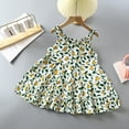 thumbnail image 2 of ibuvkizy Girls Summer Dresses Baby Princess Dress 1-12 Years Children's Dress Girls Dress Big Children Princess Floral Slip Dress Nightdress Toddler Birthday Party Gown Kids Cute, 2 of 6