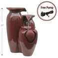 thumbnail image 5 of Teamson Home 3-Tier Cascading Jars Outdoor Water Fountain, 5 of 8