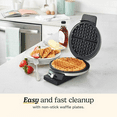 thumbnail image 5 of Round Classic Waffle Maker, Brushed Stainless,Silver, 5 of 5