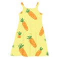 thumbnail image 6 of FAHXNVB Girls Cami Midi Dresses Casual Summer Crewneck Spaghetti Straps A Line Tiered Flowy Sundress Graphic Print Fashion Cozy Beach Vacation Dresses 2-12 Years, 6 of 7