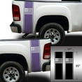 thumbnail image 2 of American USA Flag Racing Stripes Rear Truck Bed Vinyl Decal Sticker Styling Straight Lines Sport Lines Compatible with Most Pickup Trucks Back Graphic Sporting (11" x 35", Lavender), 2 of 8