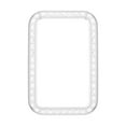 thumbnail image 3 of Flmtop 1PC Watch Protector with Rhinestone Inlaid Touch-Sensitive Smartwatch Cases Sshockproof Anti-Scratch Protective Cover PC Watch Screen Protector Compatible with HUAWEI Watch Fit, 3 of 10