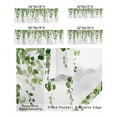 thumbnail image 2 of Watercolor Green Leaves Botanical Plant Curtain Valances for Kitchen Windows,Rod Pocket Short Valance Eucalyptus Leaves Window Treatment for Living Room Bathroom Bedroom,42" x 12"-1 Panel, 2 of 9