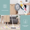 thumbnail image 6 of Yellow Pink Lemon Fruit Leaves White Pattern Kitchen Rugs Sets Of 3,Kitchen Runner Rugs Non Skid Washable,Decorative Kitchen Floor Mats for Kitchen,Sink,Laundry,17"x30"+ 17"x47" + 17"x59", 6 of 6