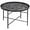 Pewter, variant on 24" Round Coffee Table with Hammered Tray Top, Vintage Metal Center Table for Living Room, Bedroom, Side Table, Black