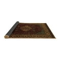 thumbnail image 2 of Ahgly Company Indoor Square Abstract Brown Modern Area Rugs, 5' Square, 2 of 4