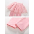thumbnail image 6 of Little Girls Footless Leggings with Tutu Ruffle Twinkle Star Skirt Stretchy Cotton Pantskirt, 6 of 11