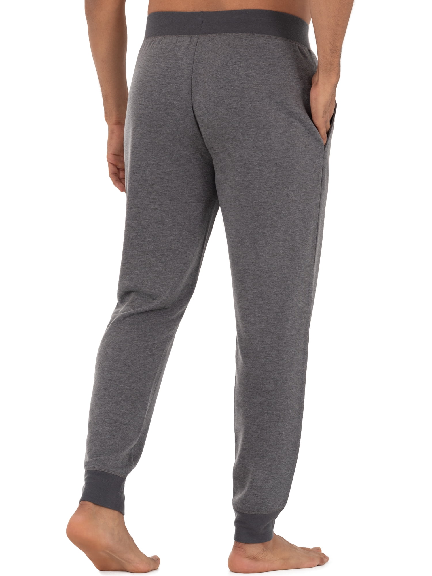 Fruit Of The Loom Men's Knit Poly Rayon Jogger Lounge Pant