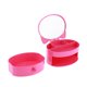 thumbnail image 5 of Forma De Caja De Joyería De Forma De Gato Dulce Para Organizador De Almacenamiento De De Collar, Caja De De pequeña sala De Joyería De Plást Rosa roja, 5 of 8