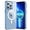 Sierra Blue, variant on JETech Magnetic Case for iPhone 13 Pro Max 6.7-Inch Compatible with MagSafe Wireless Charging, Shockproof Phone Bumper Cover, Anti-Scratch Clear Back (Clear)