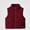Red, variant on DJDLJWCJ Girls Winter Vest Cotton Padded Warm Vests Solid Color Zip Up Sleeveless Jacket with Pockets Fall Winter White Size 2T
