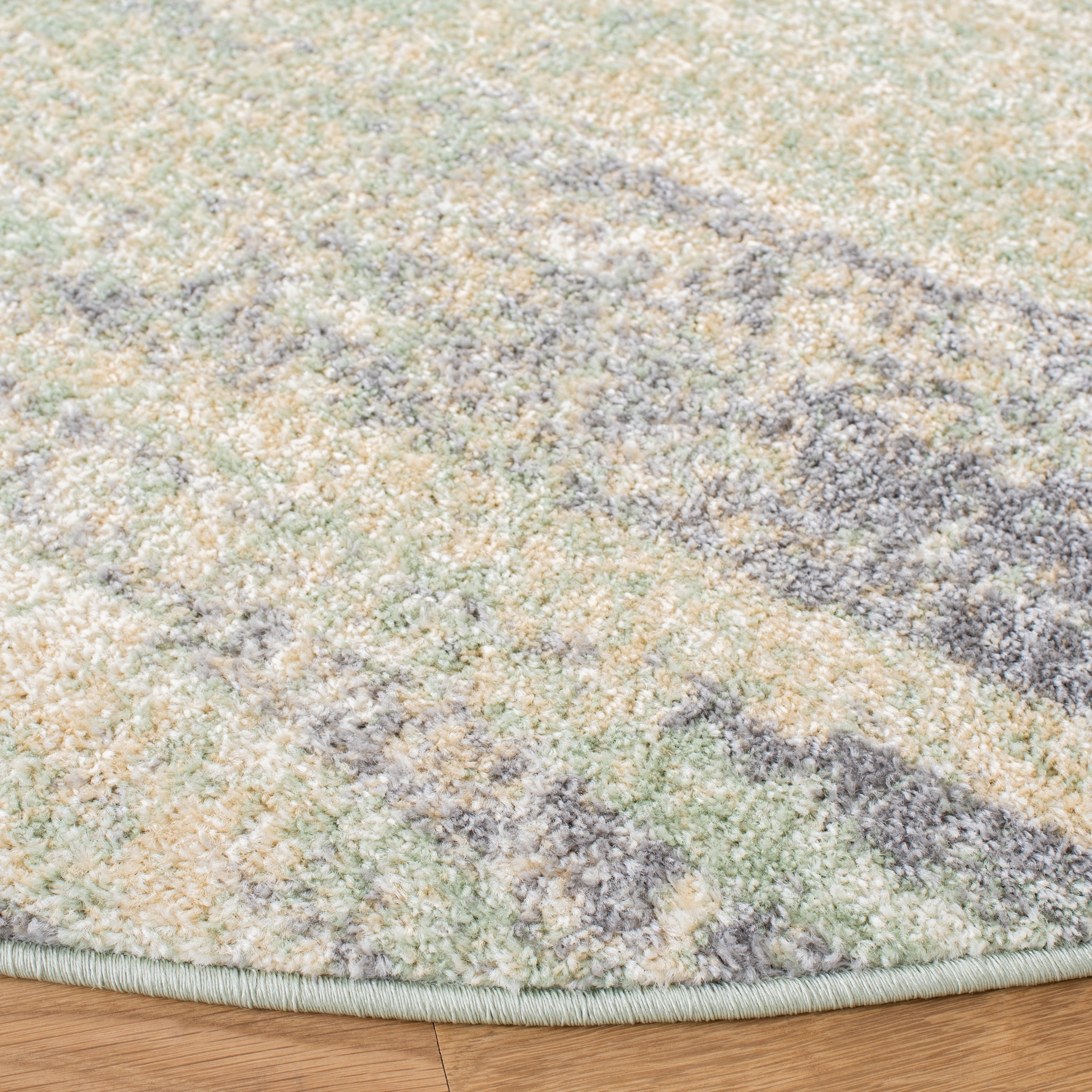 Safavieh Adirondack Rudyard Abstract Ombre Area Rug, Ivory/Sage, 5' x 8' Oval