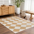 thumbnail image 5 of BoutiqueRugs Ulric Contemporary Area Rug - Machine Washable - Cream, Yellow - 7'10" x 10', 5 of 12